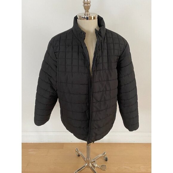Z by Zella BNWT Mens black "Tracked Out" puffer jacket sz 2Xlarge NEW - Picture 2 of 6